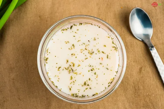 Creamy Greek yogurt dressing by Chef Jasbir Singh