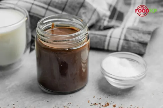 Glossy hot fudge sauce in the McDonald's style by Chef Jasbir Singh