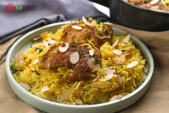 Persian chicken with saffron rice by Chef Jasbir Singh
