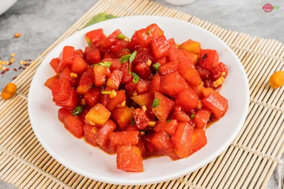 Watermelon Poke by Chef Jasbir Singh